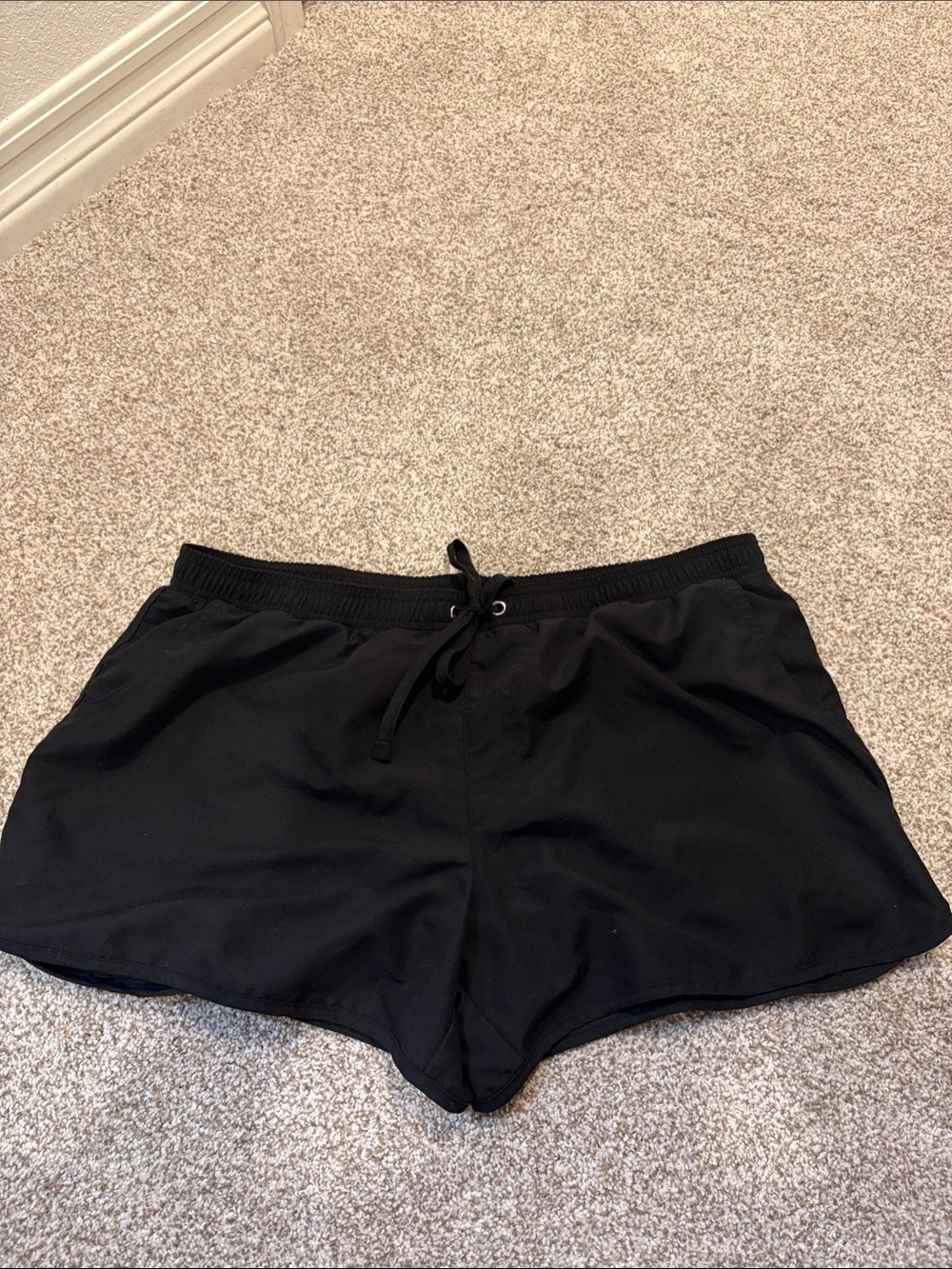 Kona Sol Black Drawstring swim Shorts
